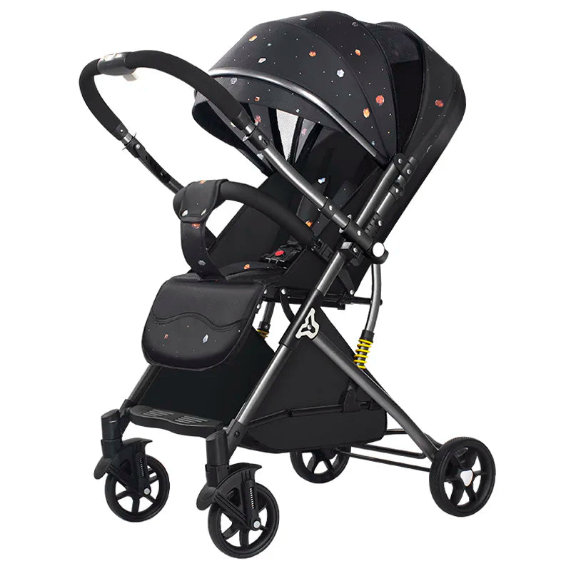 JMT-676874 Portable Foldable Travel Stroller for Babies - Lightweight Luxury Baby Carriage Pram