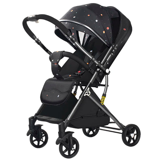 JMT-676874 Portable Foldable Travel Stroller for Babies - Lightweight Luxury Baby Carriage Pram