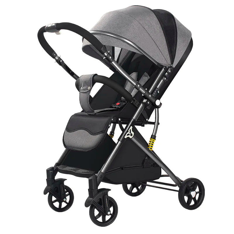 JMT-676874 Portable Foldable Travel Stroller for Babies - Lightweight Luxury Baby Carriage Pram
