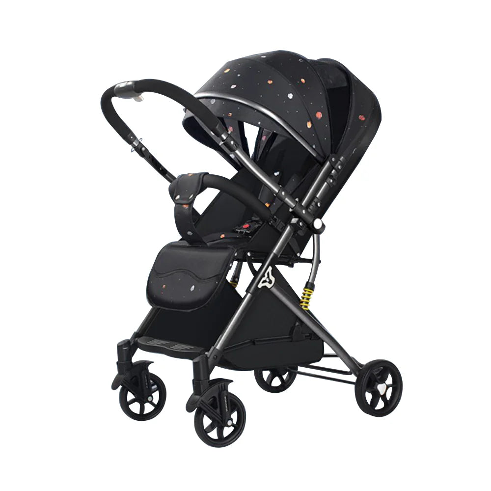 JMT-676874 Portable Foldable Travel Stroller for Babies - Lightweight Luxury Baby Carriage Pram