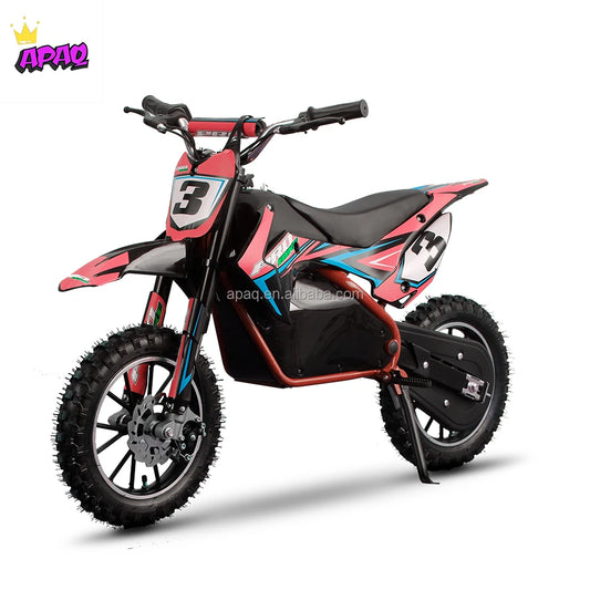 JMT-676938 800W/1000W Electric Off-Road Dirt Bike for Kids, 10 Inch Wheels with 36V 9AH/12AH Battery , Top Speed 27.9 mph