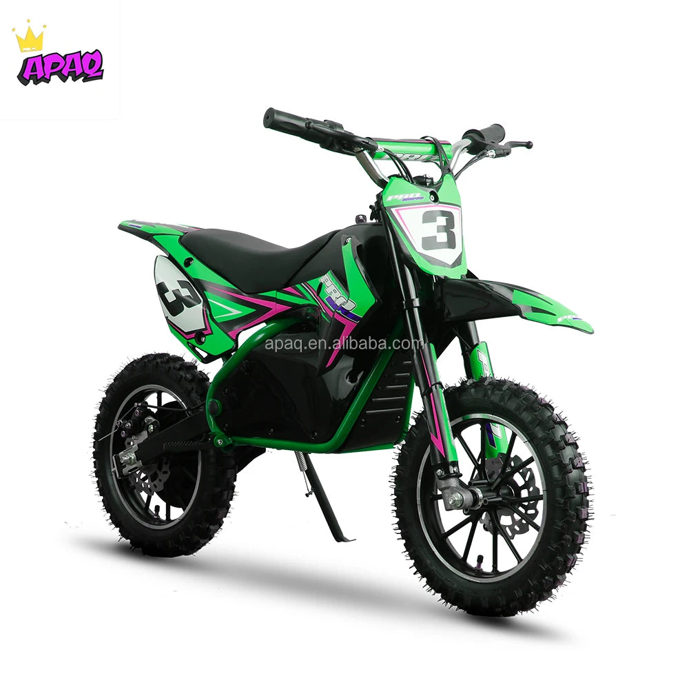 JMT-676938 800W/1000W Electric Off-Road Dirt Bike for Kids, 10 Inch Wheels with 36V 9AH/12AH Battery , Top Speed 27.9 mph