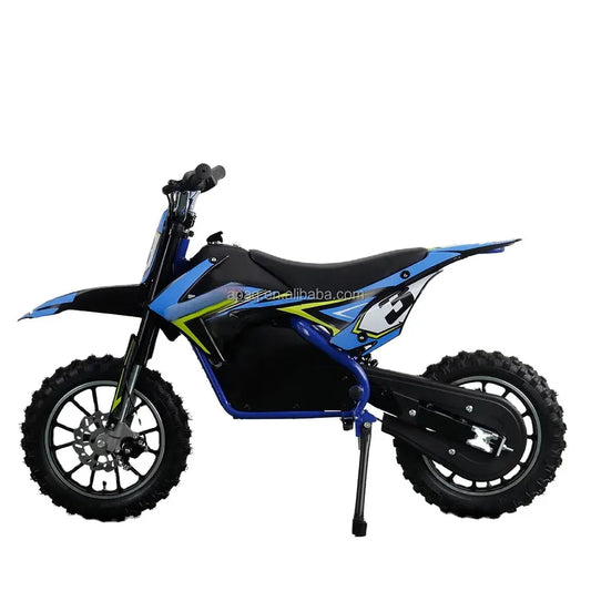 JMT-676938 800W/1000W Electric Off-Road Dirt Bike for Kids, 10 Inch Wheels with 36V 9AH/12AH Battery , Top Speed 27.9 mph
