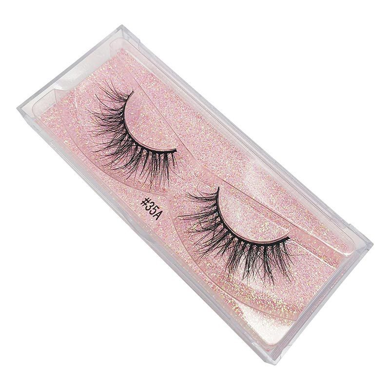 JMT-677130 3D False Eyelashes for Beauty Salon and Celebrity Looks – Box #30A-#42A (Length 11.0cm)