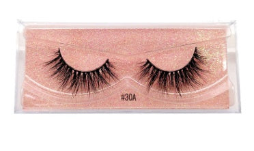 JMT-677130 3D False Eyelashes for Beauty Salon and Celebrity Looks – Box #30A-#42A (Length 11.0cm)