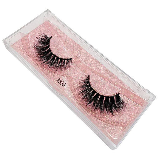 JMT-677130 3D False Eyelashes for Beauty Salon and Celebrity Looks – Box #30A-#42A (Length 11.0cm)