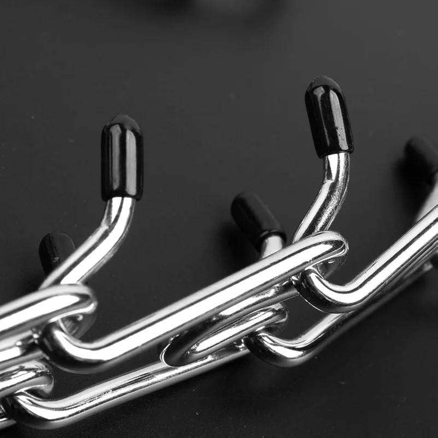 JMT-677194 Adjustable Stainless Steel Dog Prong Collar with Comfort Rubber Tips for Medium and Small Dogs