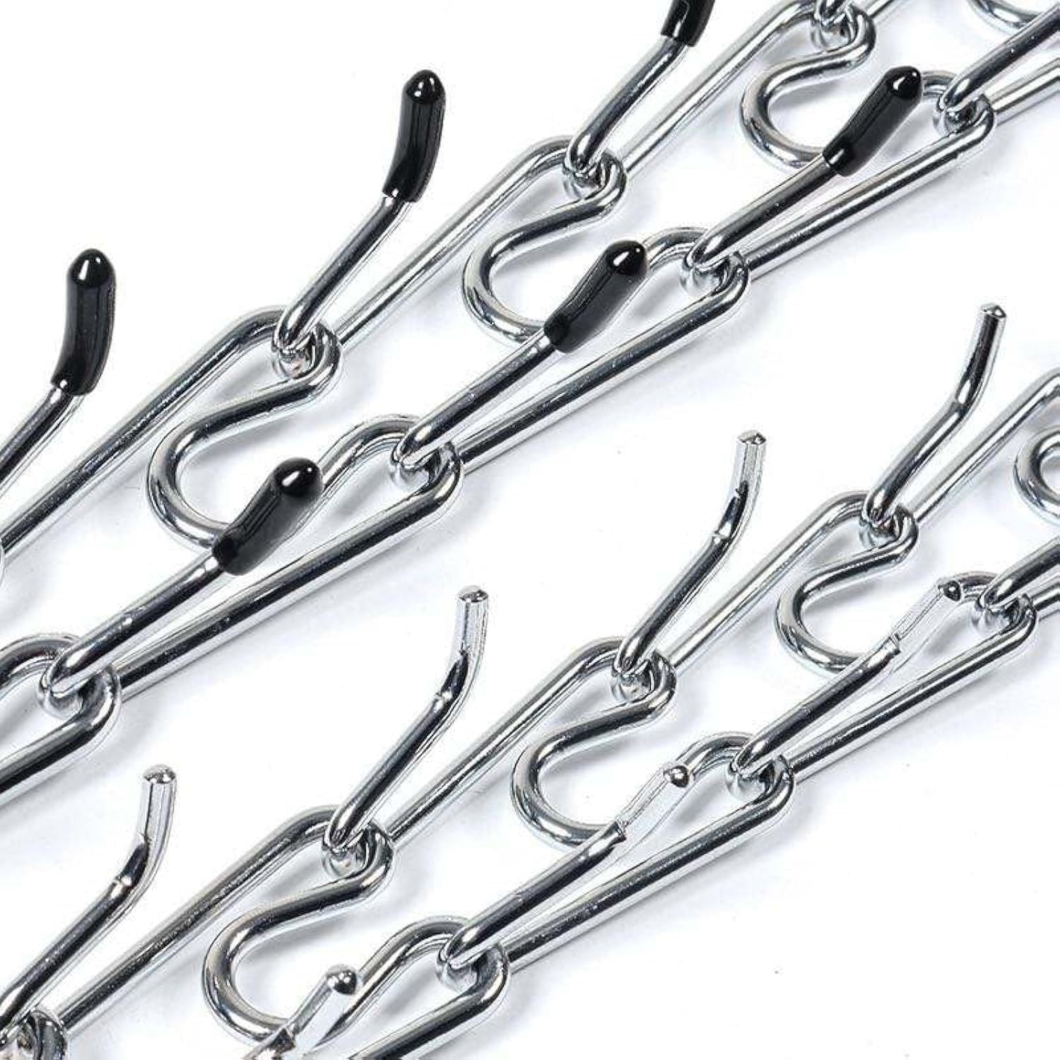 JMT-677194 Adjustable Stainless Steel Dog Prong Collar with Comfort Rubber Tips for Medium and Small Dogs