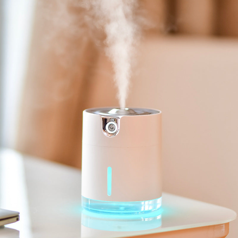 JMT-677194 Mini Water Drop Humidifier with Night Light – Ultrasonic Silent Operation for Home Use, 10-20 sq. m Area, 2-8 Hour Timer