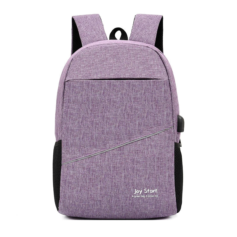JMT-677194 Waterproof Large Capacity School and Travel Backpack with USB Charging and Headphone Jack