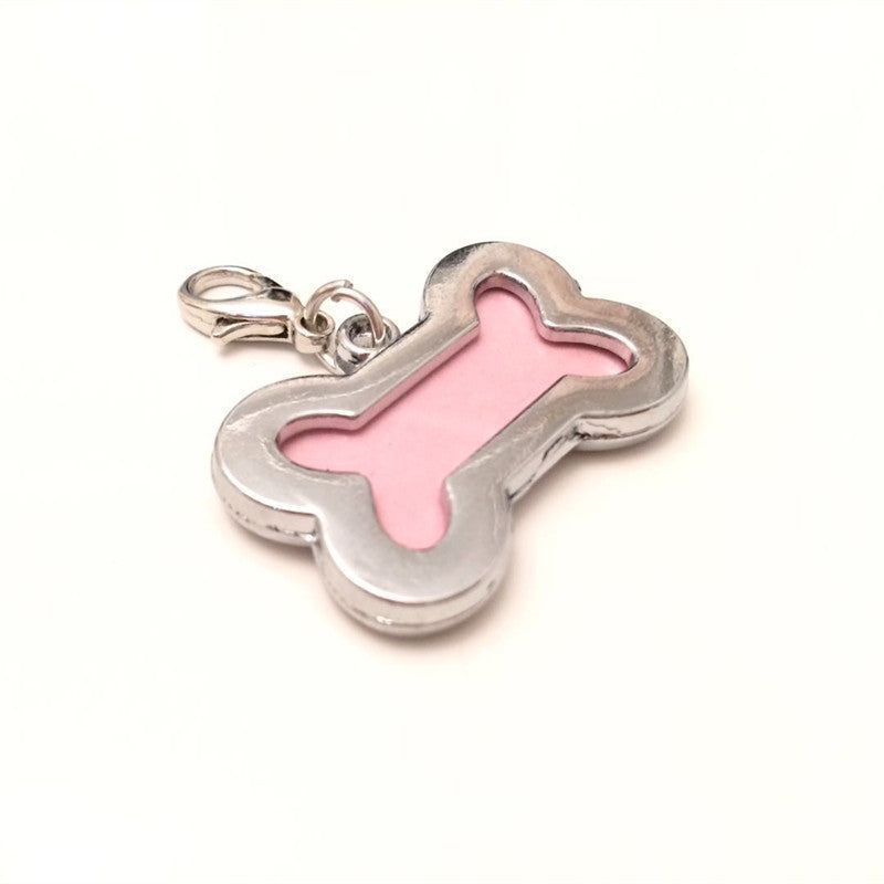 JMT-677834 Metal Dog Pendant with Diamond Bone Pattern for All Seasons Jewelry