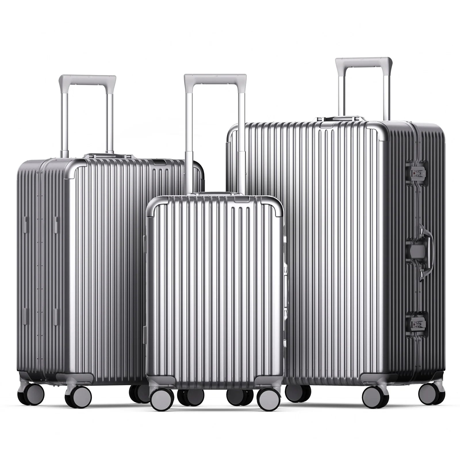 JMT-677898 20 Inch Aluminium Trolley Case Travel Bag with Custom Korean Design