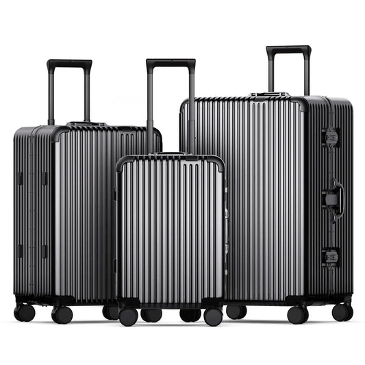 JMT-677898 20 Inch Aluminium Trolley Case Travel Bag with Custom Korean Design