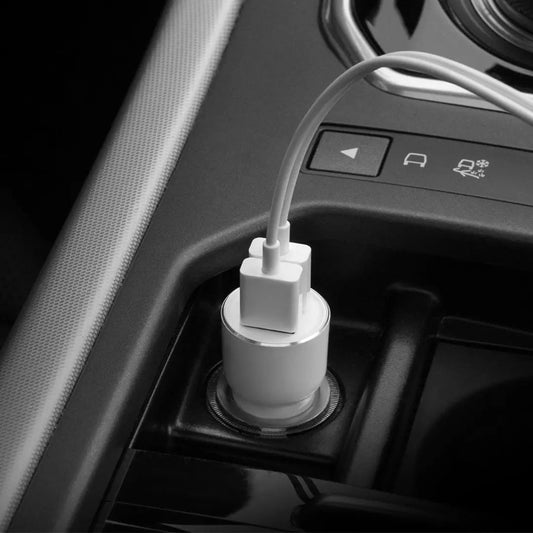 JMT-678346 Bluetooth Music Car Charger with USB Output – 12-24V Input, 5V/3400mA Output, Compatible with Mobile Devices and Tablets, Black