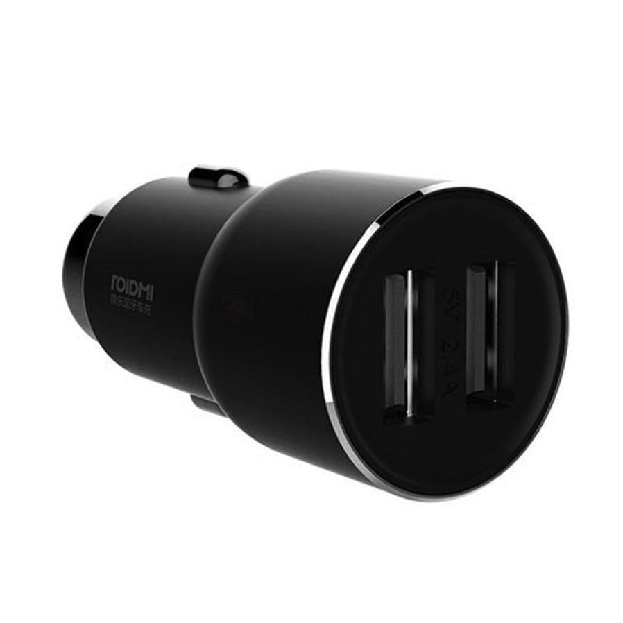 JMT-678346 Bluetooth Music Car Charger with USB Output – 12-24V Input, 5V/3400mA Output, Compatible with Mobile Devices and Tablets, Black