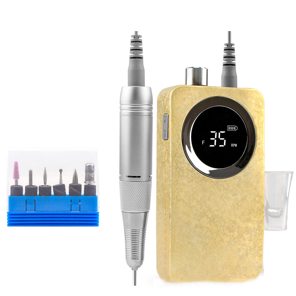 JMT-678474 Gradient Color Nail Polishing Machine - 8 Unique Shades with Ice Flower Design