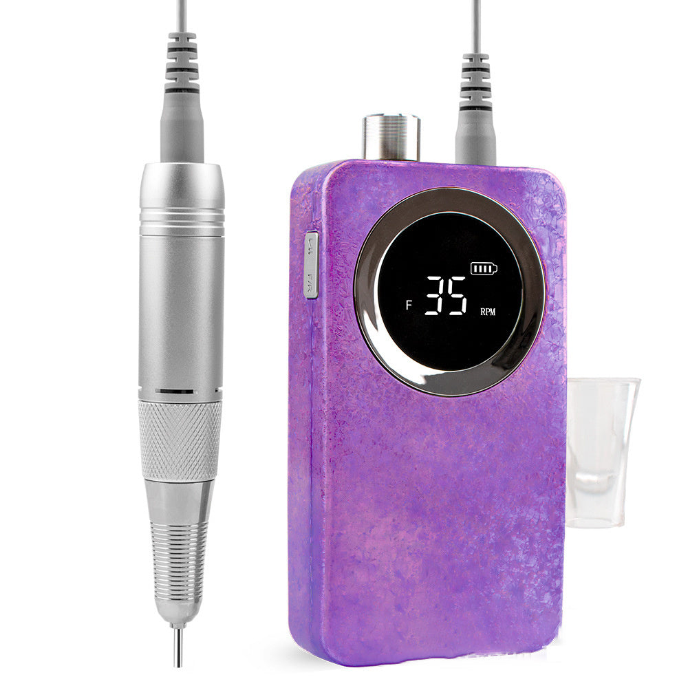 JMT-678474 Gradient Color Nail Polishing Machine - 8 Unique Shades with Ice Flower Design