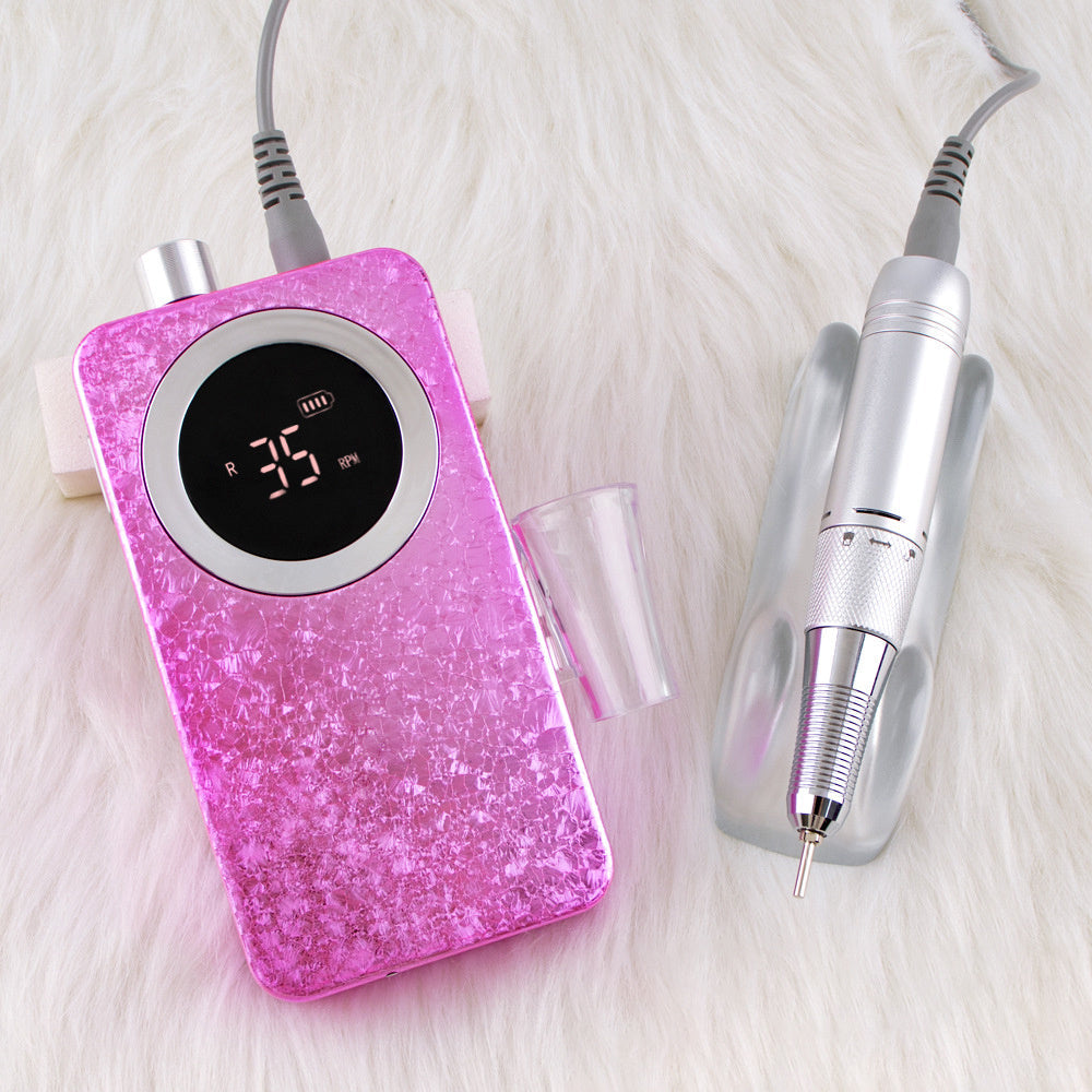 JMT-678474 Gradient Color Nail Polishing Machine - 8 Unique Shades with Ice Flower Design