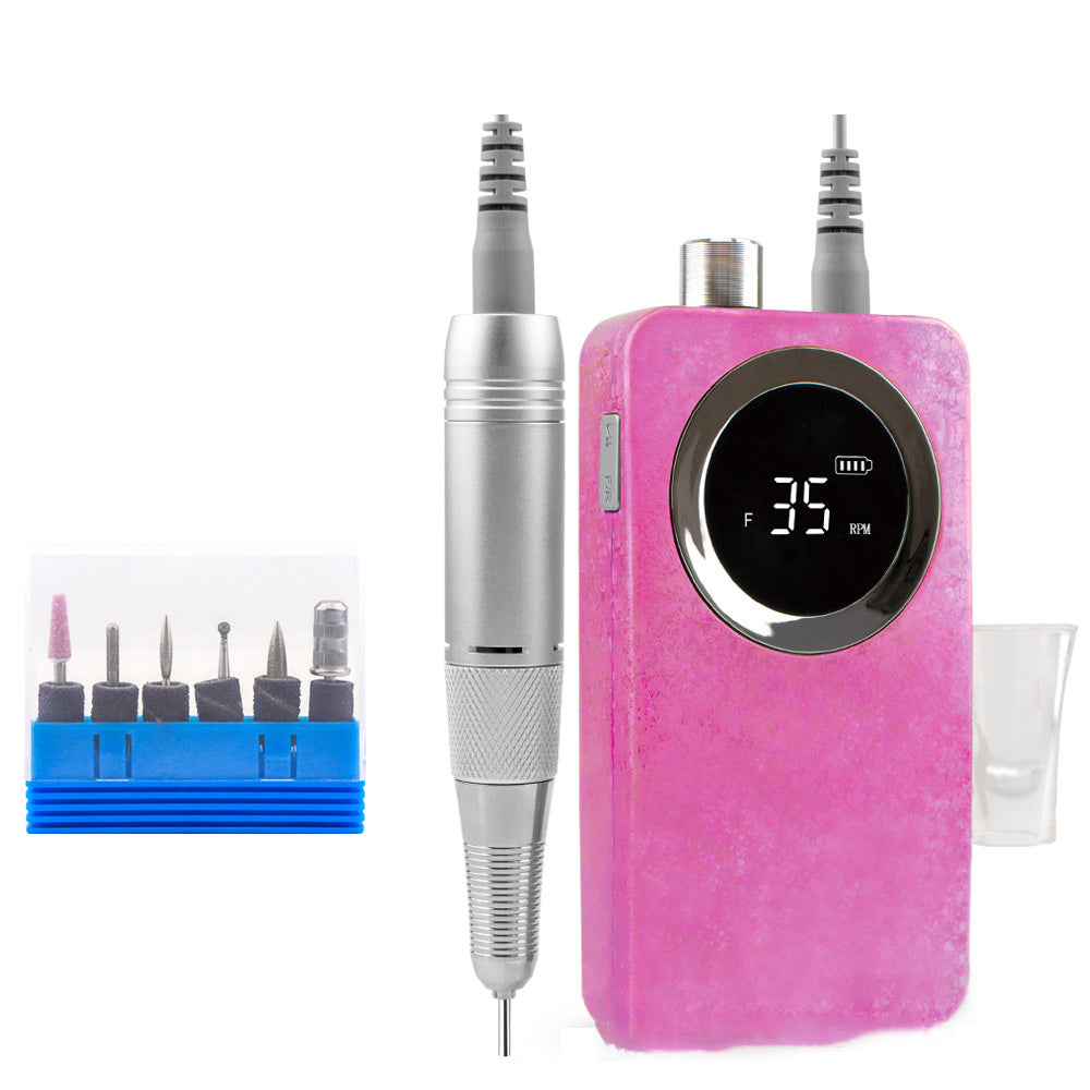 JMT-678474 Gradient Color Nail Polishing Machine - 8 Unique Shades with Ice Flower Design