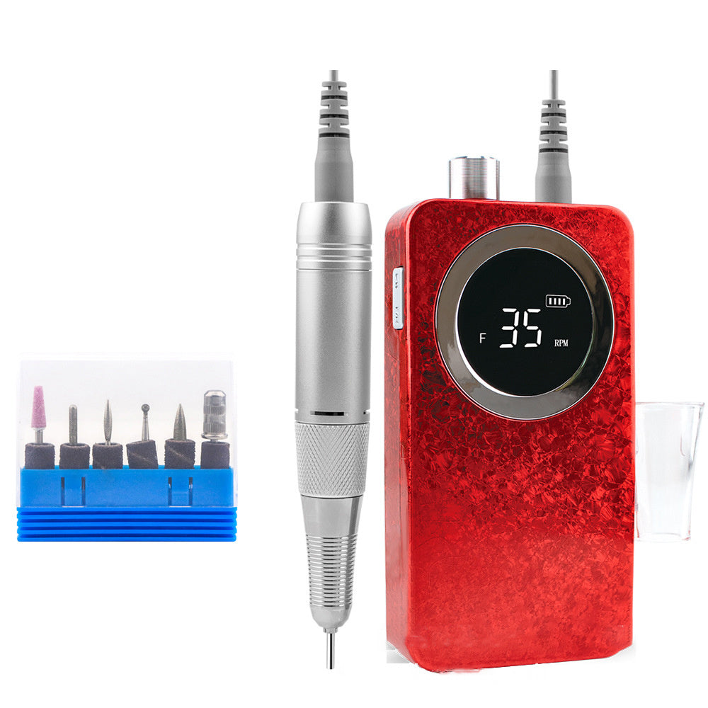 JMT-678474 Gradient Color Nail Polishing Machine - 8 Unique Shades with Ice Flower Design