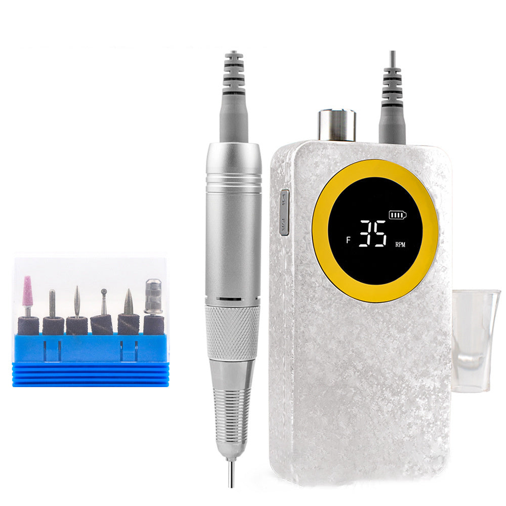 JMT-678474 Gradient Color Nail Polishing Machine - 8 Unique Shades with Ice Flower Design