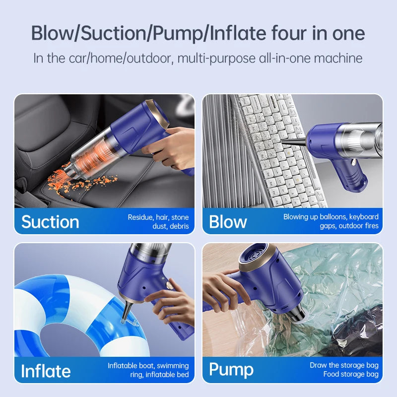 JMT-678474 High Power 75W Brushless Motor Vehicle Vacuum Cleaner with Strong Suction Force