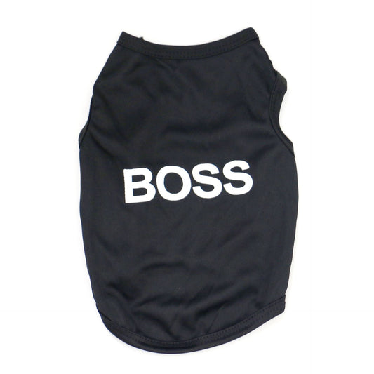 JMT-678794 Cool and Breathable Dog Summer Vest in Various Black Designs - Available in XS, S, M, L Sizes