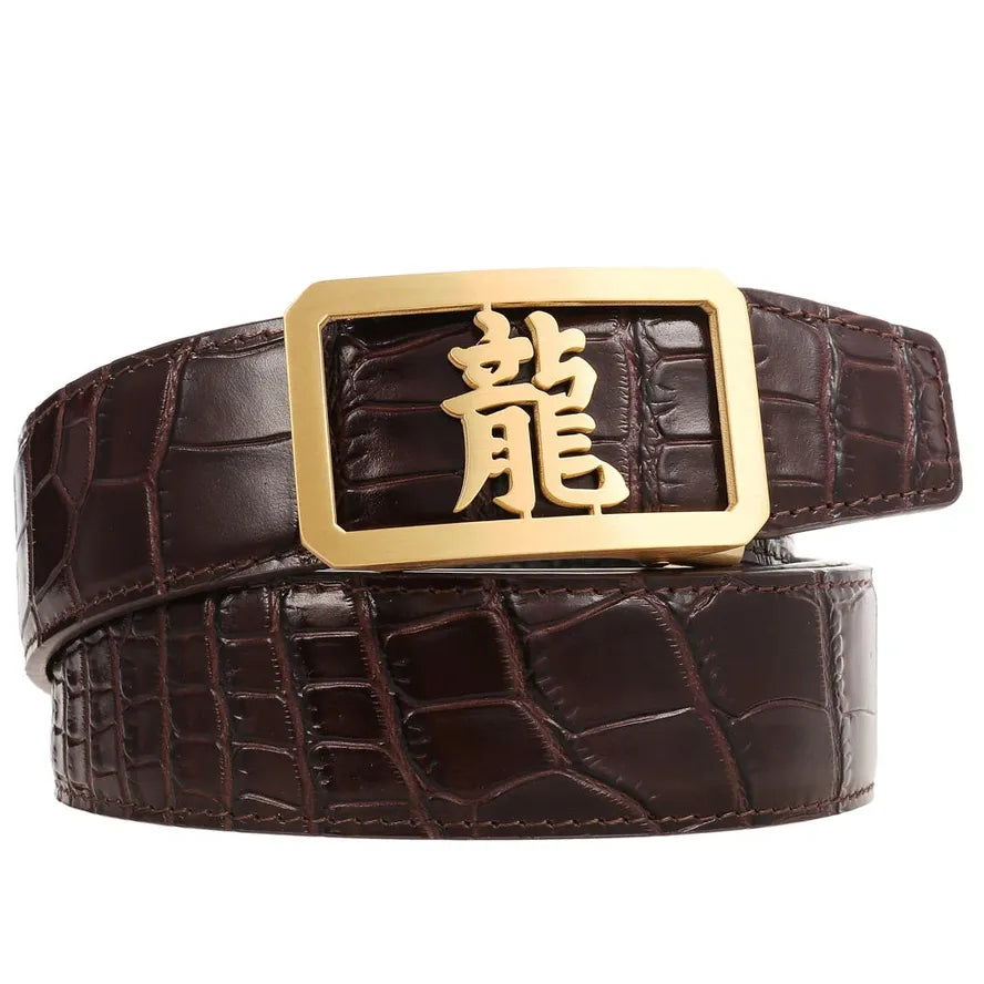 JMT-678922 Cow Leather Belt for Men - Model LY36-61342-8, Durable and Stylish Design
