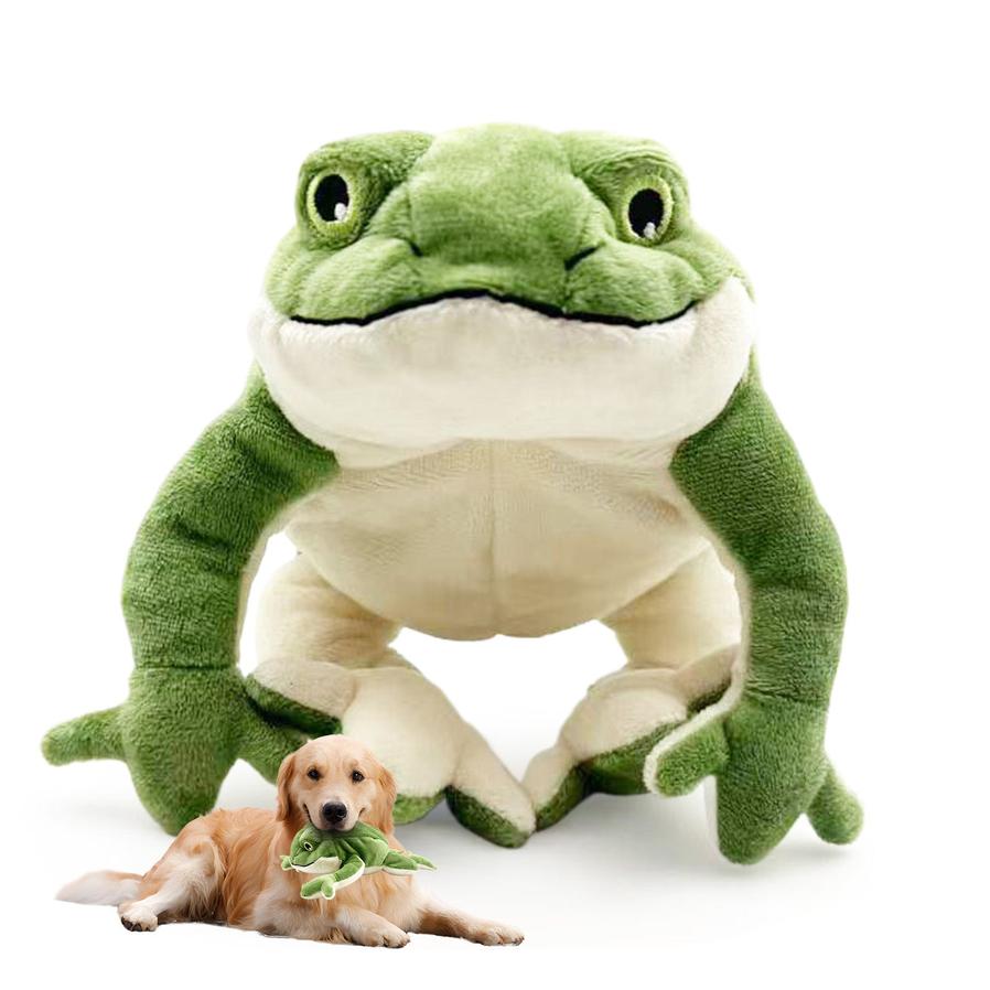 JMT-678986 Plush Dog Toy with Sound and Bite Resistance - Golden Retriever Design, 27x16x5cm, 57g