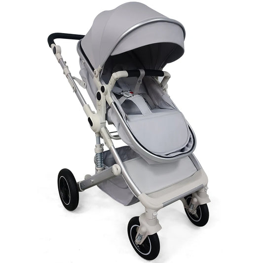 JMT-679178 Luxurious Foldable 3-in-1 Baby Stroller Pushchair with Carriage Function