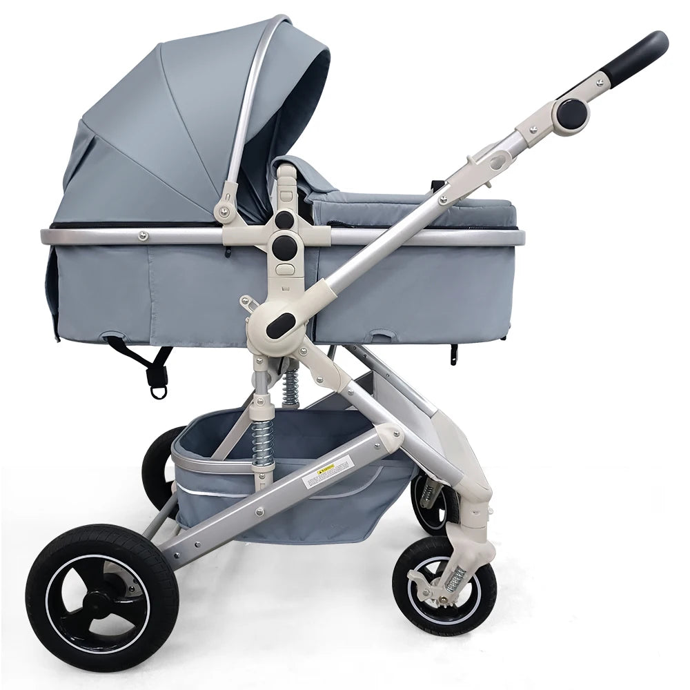 JMT-679178 Luxurious Foldable 3-in-1 Baby Stroller Pushchair with Carriage Function