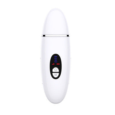 JMT-679306 Ultrasonic Facial Pore Cleaner and Blackhead Remover - White Exfoliating Beauty Device