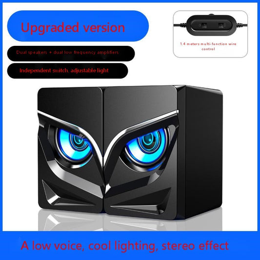 JMT-679498 Dual Desktop Speakers with AC and Battery Power Supply - Black & White Options