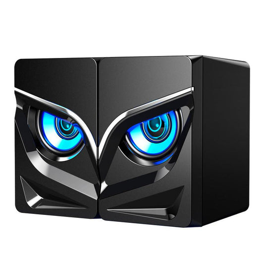 JMT-679498 Dual Desktop Speakers with AC and Battery Power Supply - Black & White Options