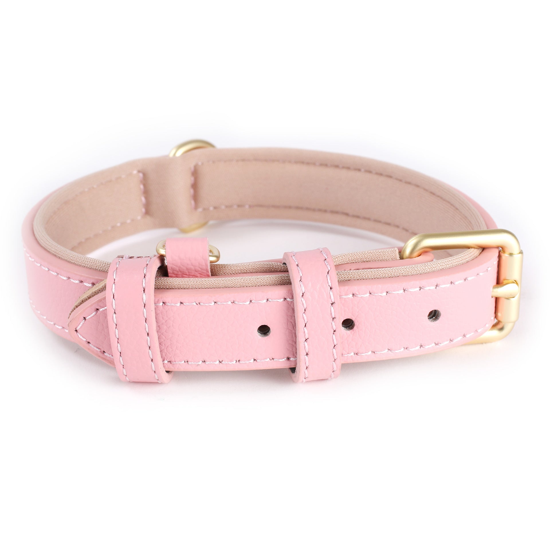 JMT-679818 Lychee Pattern Dog Collar - Soft Diving Cotton, Anti-Strangulation Feature, Various Sizes Available