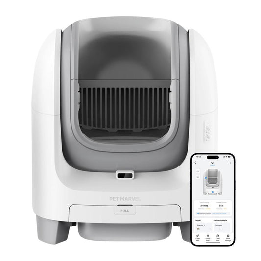 JMT-680330 Large Open Top Smart WiFi Self-Cleaning Cat Litter Box with Bio-Enzyme Deodorization