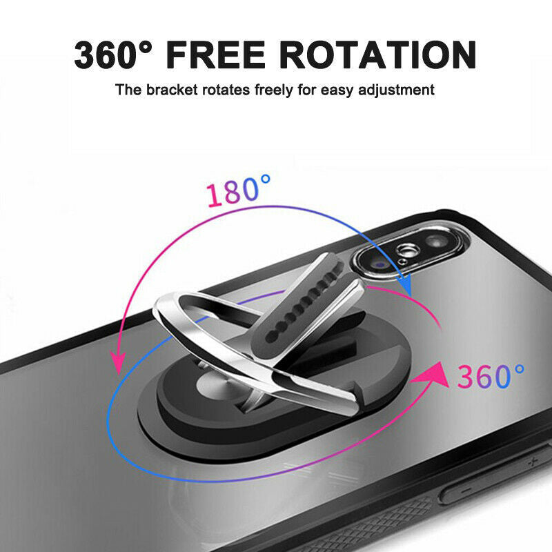 JMT-680330 Universal 2-in-1 Mobile Phone Holder and Car Vent Mount with 360° Rotation and Silicone Clip