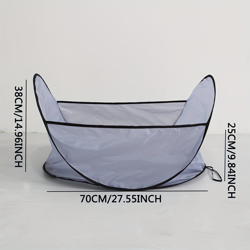 JMT-680394 Adjustable Waterproof Grooming Cape for Easy Pet Hair Catching and Trimming