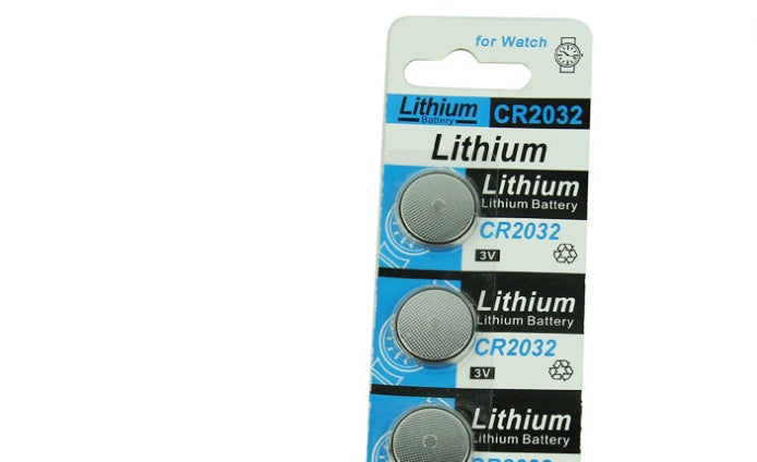 JMT-680650 CR2032 Lithium Manganese Button Battery - 3V, 160mAh, Perfect for Low-Power Electronics