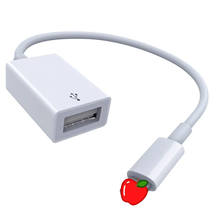 JMT-680970 High-Speed 8-Pin OTG Adapter with USB 3.0 and Type-C Earphone Jack Compatibility