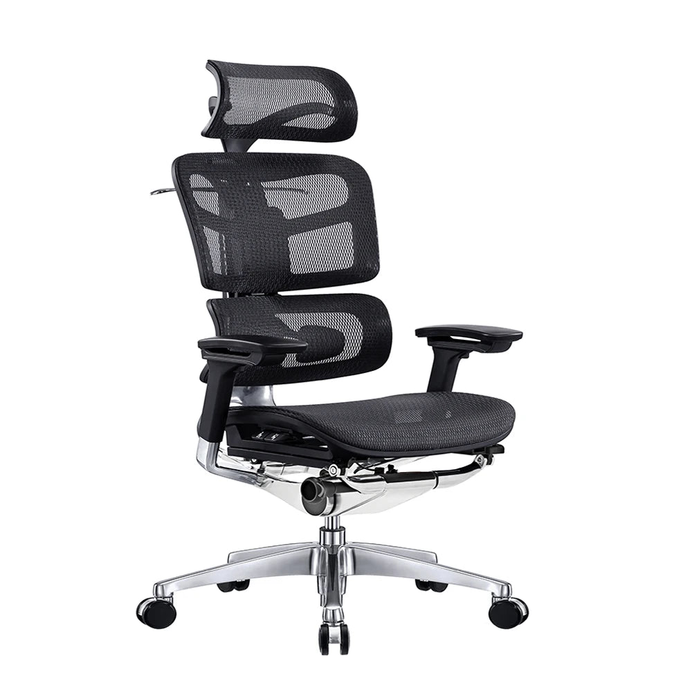 JMT-681226 Luxury Adjustable High Back Mesh Office Chair with 4D Armrests and Headrest