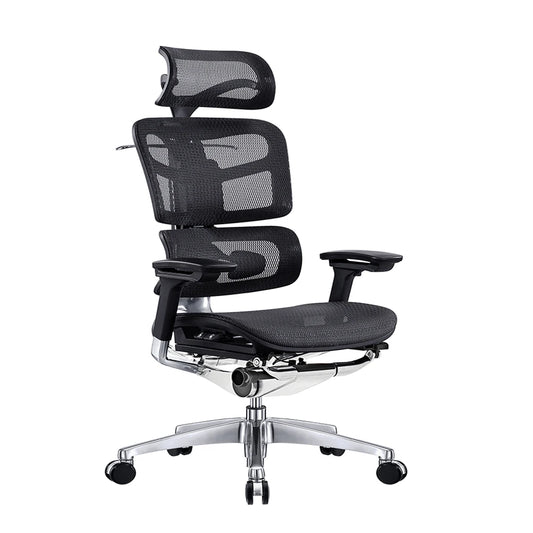 JMT-681226 Luxury Adjustable High Back Mesh Office Chair with 4D Armrests and Headrest
