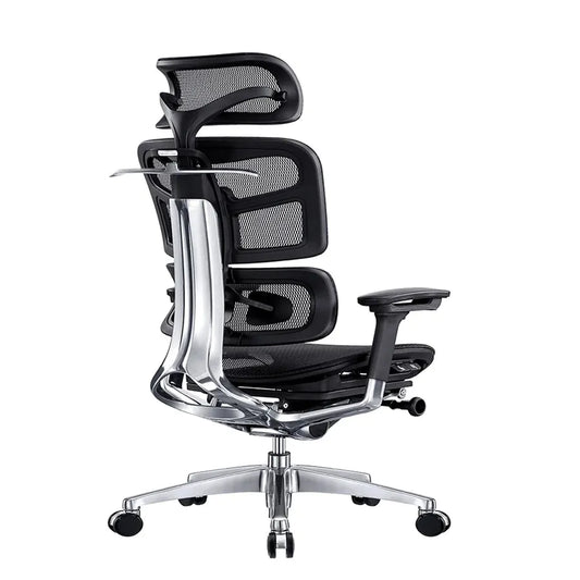 JMT-681226 Luxury Adjustable High Back Mesh Office Chair with 4D Armrests and Headrest