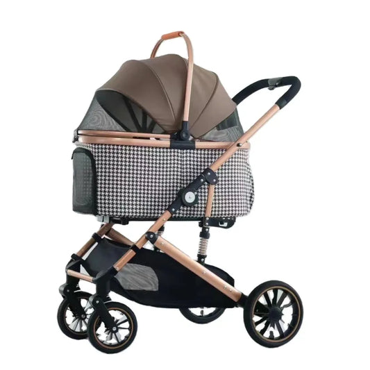 JMT-681418 Pet Folding Travel Stroller for Dogs and Pets - Lightweight Portable Pet Carrier