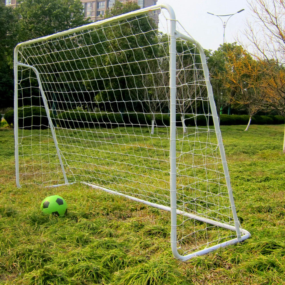JMT-681546 2.45m Durable Steel Soccer Goal for Backyard and Training