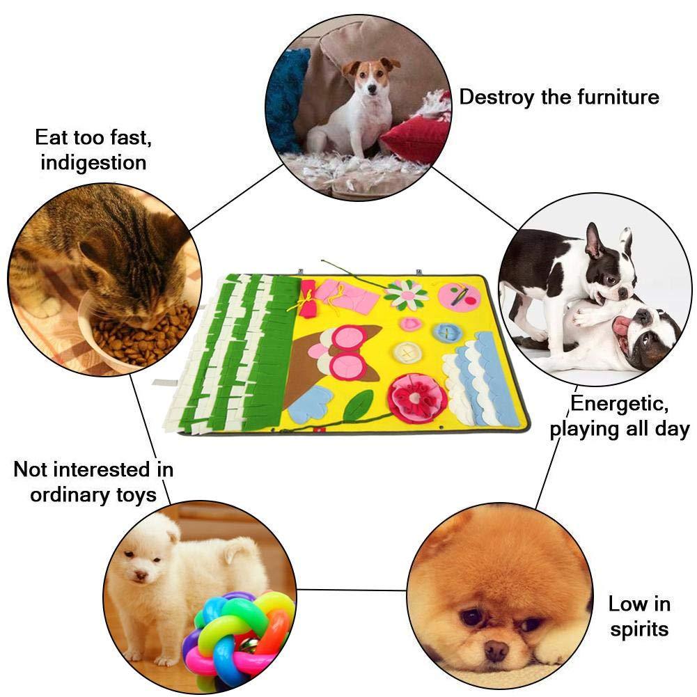 JMT-681930 Dog Sniffing Pad for Stress Relief - 60x90cm Cloth Pet Seat Cushion