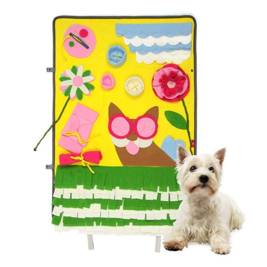 JMT-681930 Dog Sniffing Pad for Stress Relief - 60x90cm Cloth Pet Seat Cushion