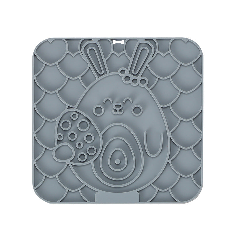 JMT-682634 Silicone Pet Licking Mat with Suction Cups for Slow Feeding and Anti-Choking