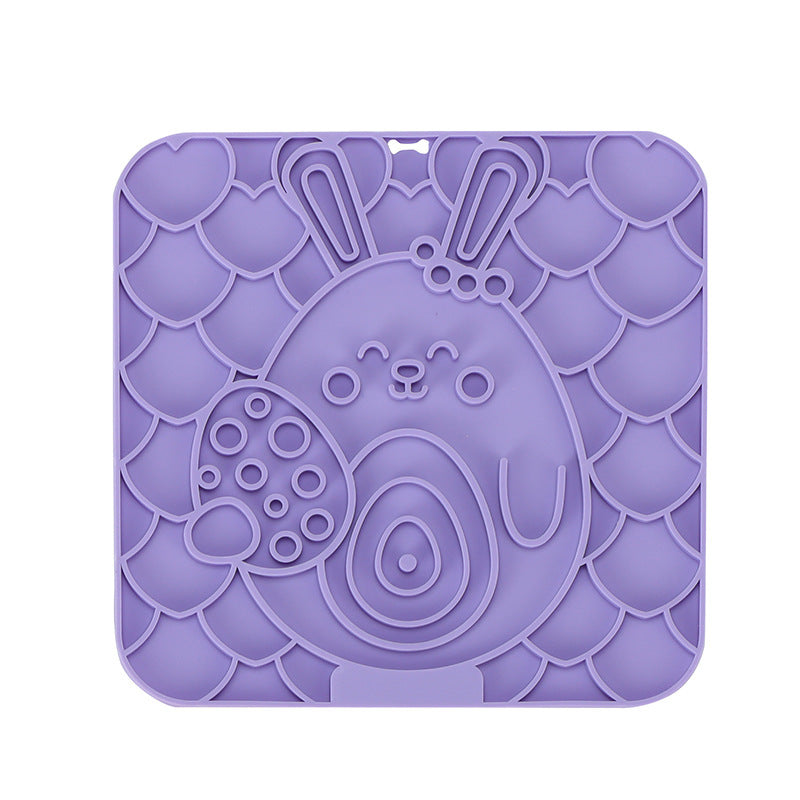 JMT-682634 Silicone Pet Licking Mat with Suction Cups for Slow Feeding and Anti-Choking