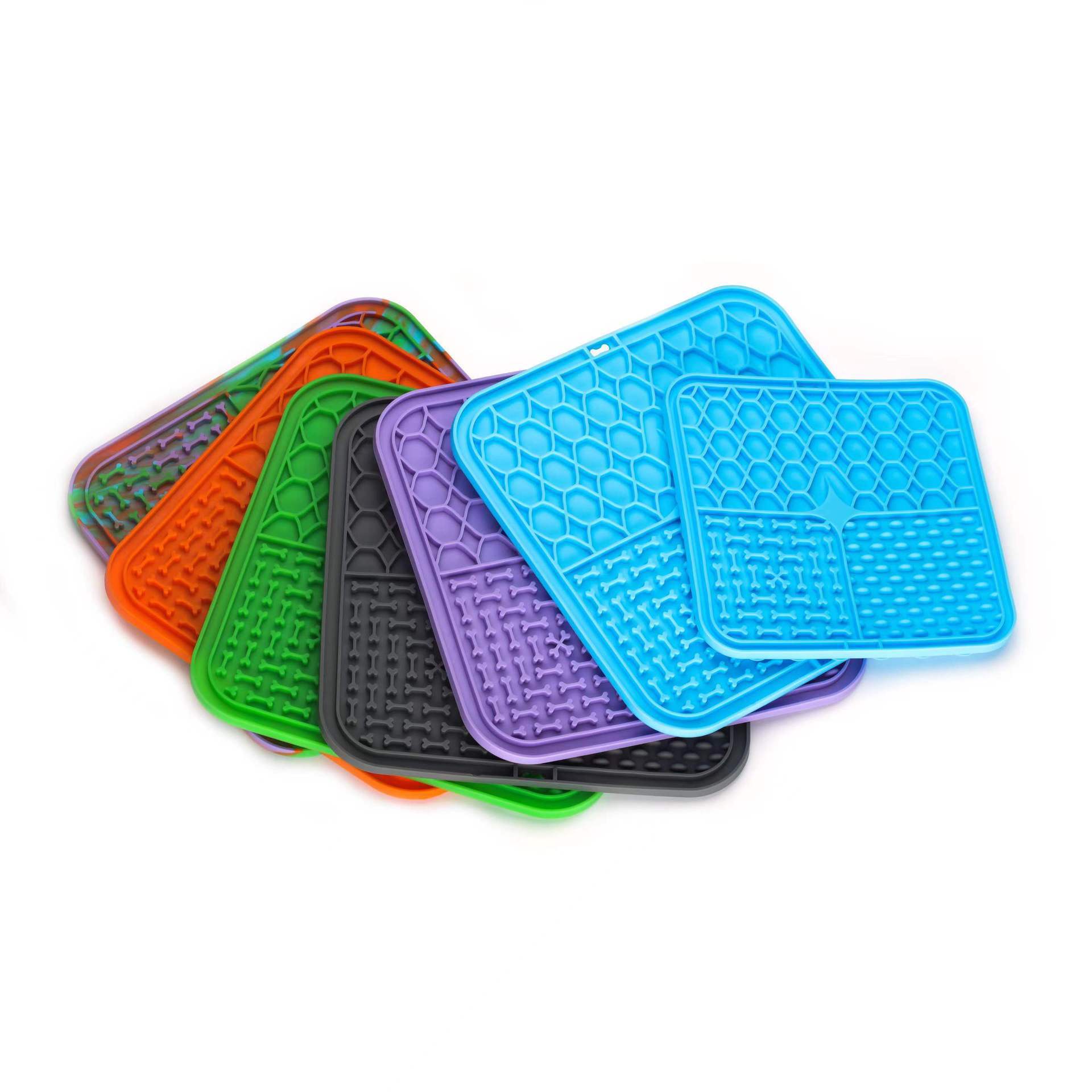 JMT-682634 Silicone Pet Licking Mat with Suction Cups for Slow Feeding and Anti-Choking